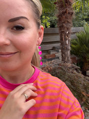 Pink Glam Earrings