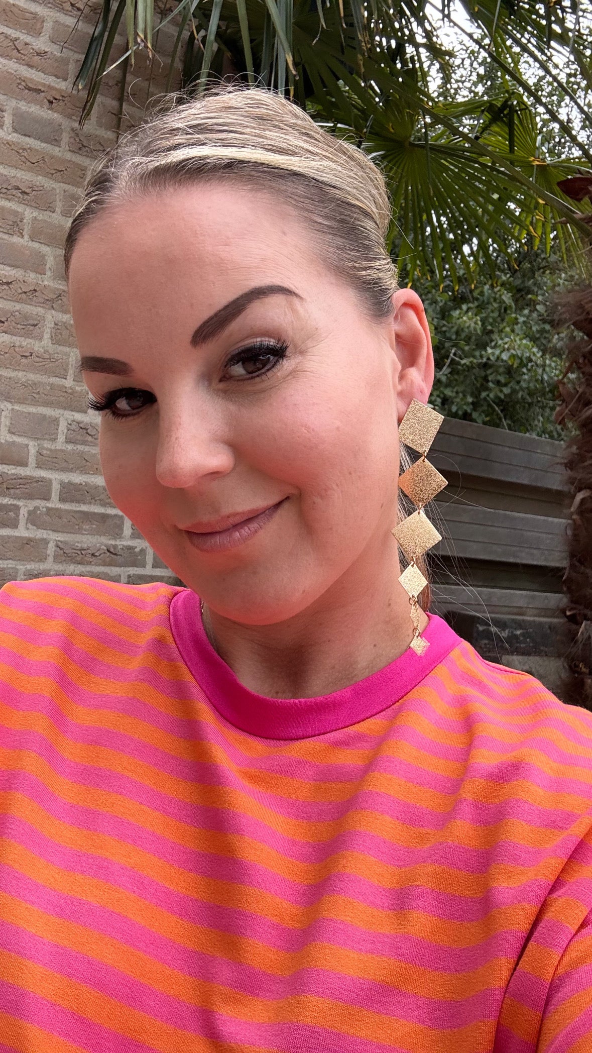 Golden Statement Earrings
