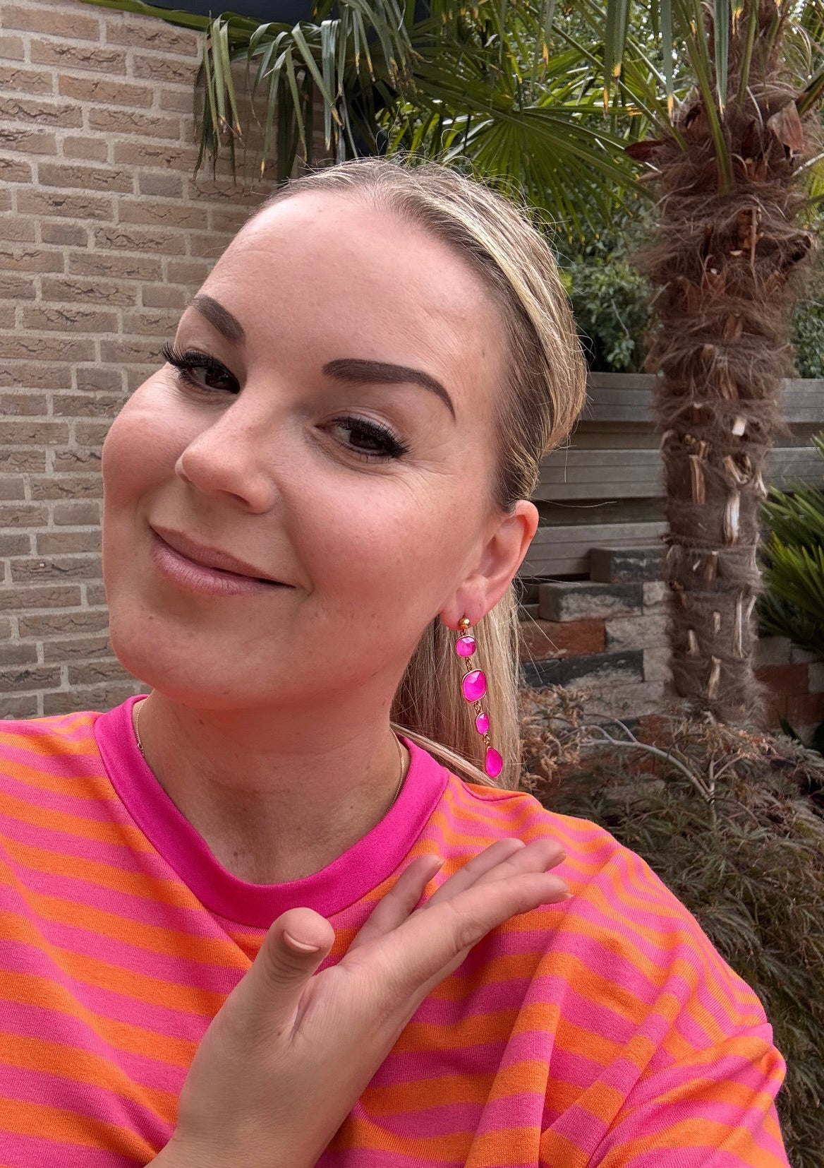 Pink Glam Earrings