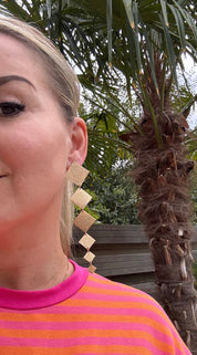 Golden Statement Earrings