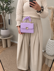 Lila Heart Bag