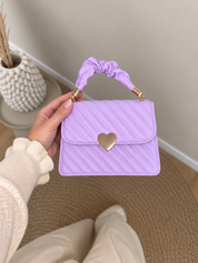 Lila Heart Bag